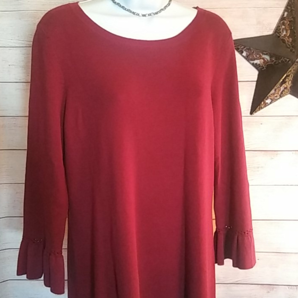 Talbots Burgandy Sweater - Picture 3 of 8